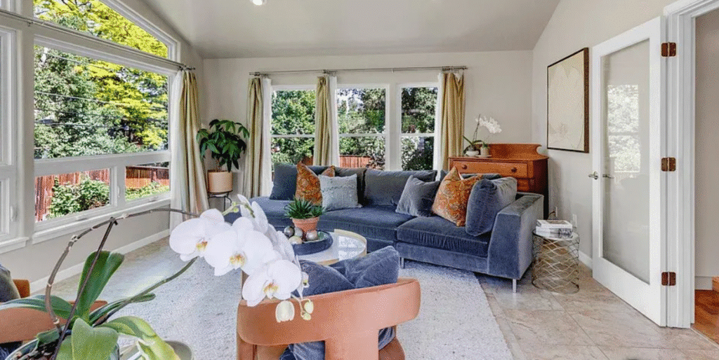 Sunroom Boulder - staged by KISS Designs
