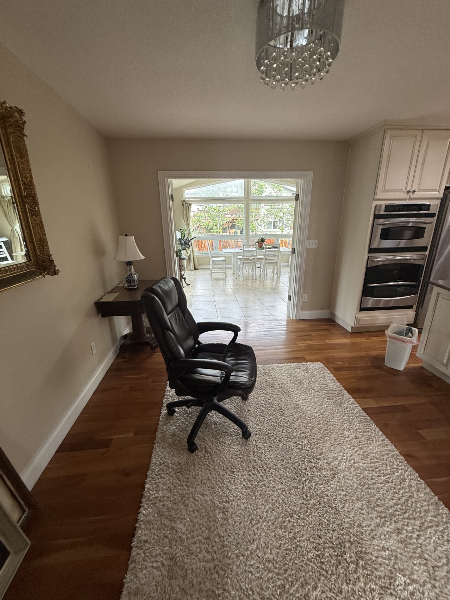 dining room before