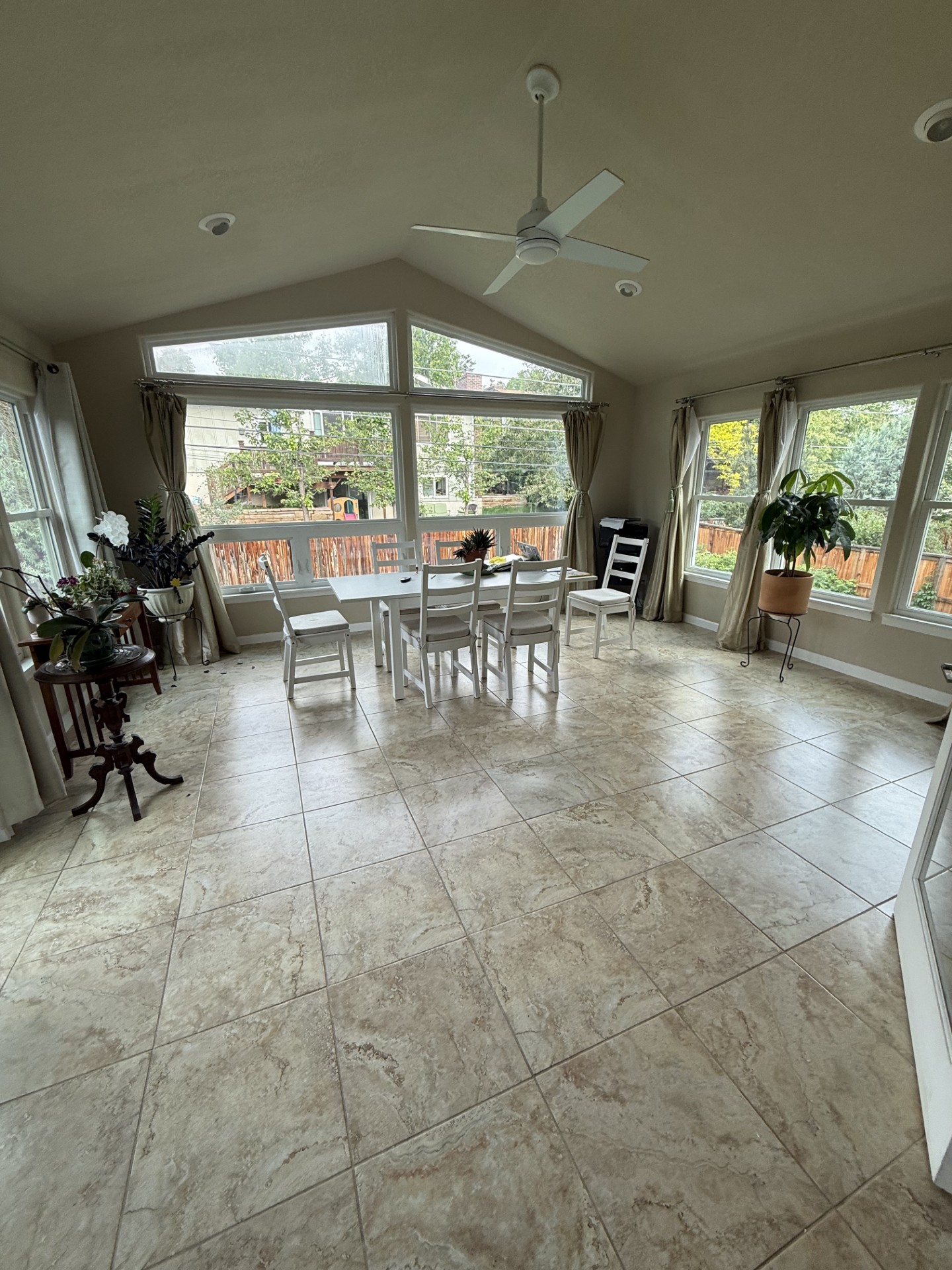 sunroom before